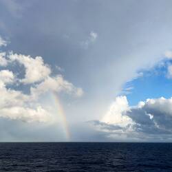 Glimpse of a rainbow -- Aboard Insignia.