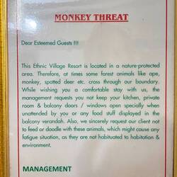 The warning on the cottage door! 😳🤣🤣