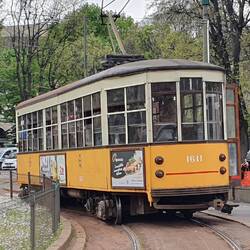 Straßenbahnwaggon aus dem Jahr 1933, immer noch in Betrieb