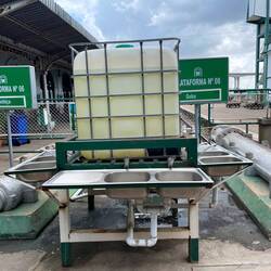 Wash station for Restrooms