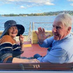 On the ferry to Watson's Bay.