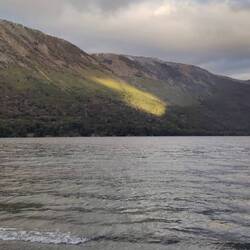 Abendstimmung, der letzte Sonnefleck