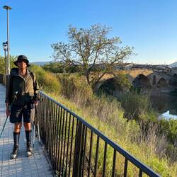 Bridge leaving Puente la Reina
