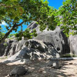 Granite boulders
