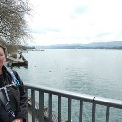 Lake Zurich, start of the River Limmat