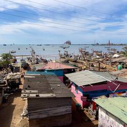 They build their own boats at this fishing village — Sekondi, Ghana.