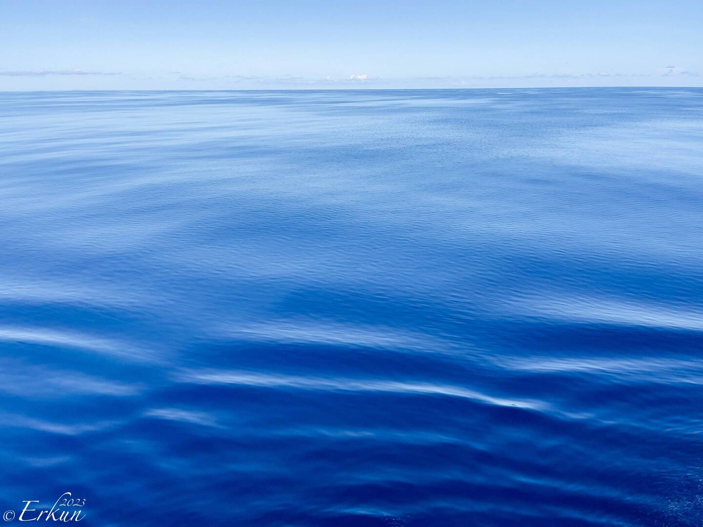 Calm and quiet -- Aboard Insignia.