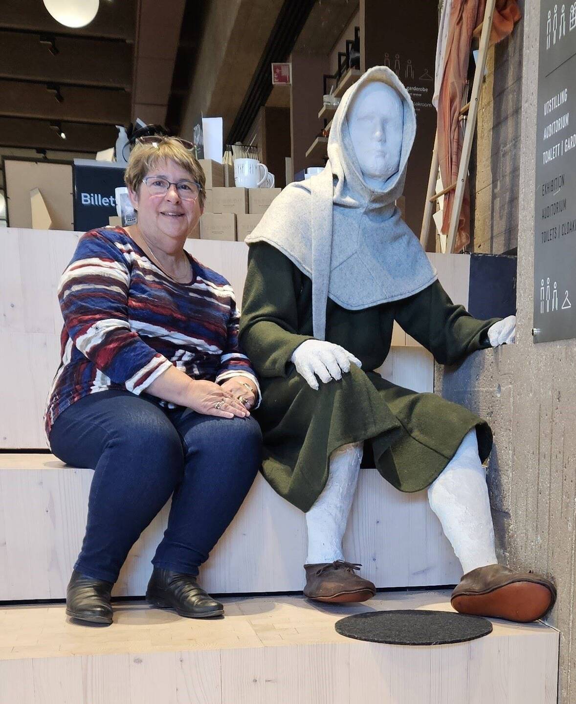 Maybe my rellie?  Bryggen museum.