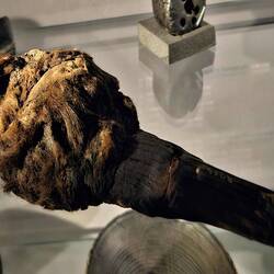 A tar brush, probably used in shipbuilding