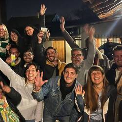 Die Risotto Gruppe - heute ist auch Abschied von Volunteer Alejo