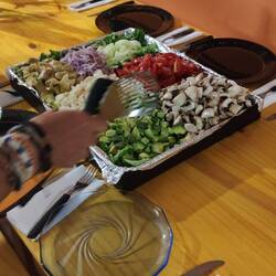 Leider kein Foto vom Risotto, nur vom Salad