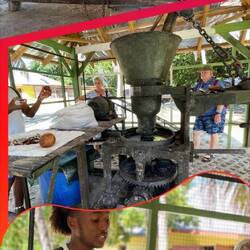 The HARD WAY and the LESS HARD WAY, and some think it smells like chocolate (Bounty)