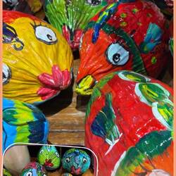 Painting coconuts - I can do that for $$