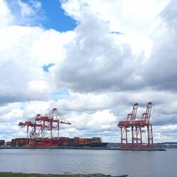 Ein Teil des Hafens in Halifax.