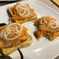 Der Hunger war so gross, ich musste gleich rein beissen