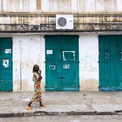Streetscape — Porto-Novo, Benin.