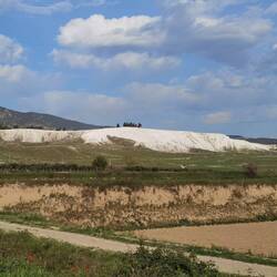 Ein erster Blick auf Pamukkale