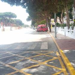 Parkplatz gefunden am Playa de la Barrossa