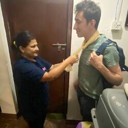 Pushpa tied the Khada to Lucas