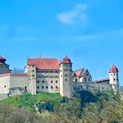 Cooles Schloss auf dem Weg nach Dinkelsbühl