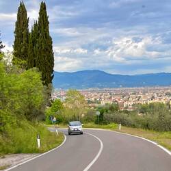 Auf den Hügeln um Florenz