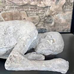 Gipsabdrücke von Verstorbenen