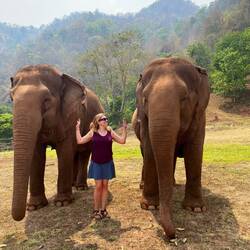 Setting up a pose...