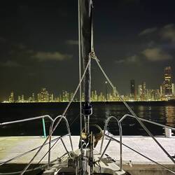 Last night in Cartagena before the trip on the open sea started.