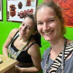Chocolate making class :)