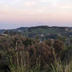 Stromboli in the background