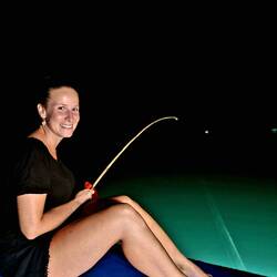 Patty versucht sich beim Tintenfisch fischen 🎣😄