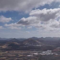 Uitzicht vanaf een van de vele vulkanen