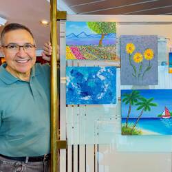 All but the small piece on the far right is Mui's work — Aboard Insignia.