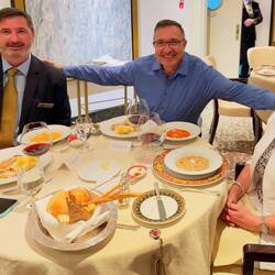 Dinner with Emghil in Toscana — Aboard Insignia.