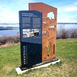 Infotafeln im Africville Park