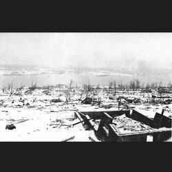 Original Foto auf dem man die verherende Explosion erahnen kann.