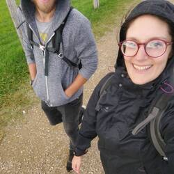 La journée qui commence sous le vent et la pluie 😭😅