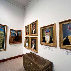 Sultan exhibit at the museum