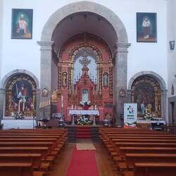 Innenansicht der Kirche von Luz