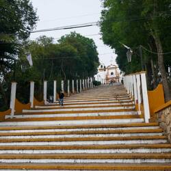 Aufstieg zur Guadalupe-Kirche😉