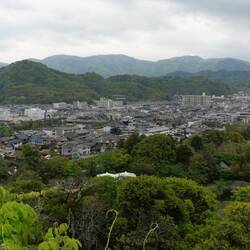 Es regnet nun ab Hikone und die Berge rufen....