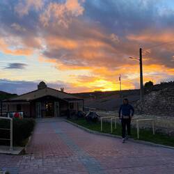 sunset from the night before last night (in Hontanas)