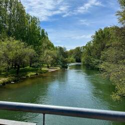 beautiful river here in the park