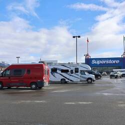 Übernachtungsplatz beim Superstore