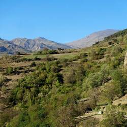 Mulhacén, on the right: 3482 meters, the highest peak in Spain