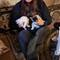 We were quite entertained by a couple of kittens at a local cafe / wine bar.