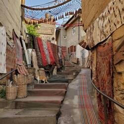 Street near an antique store