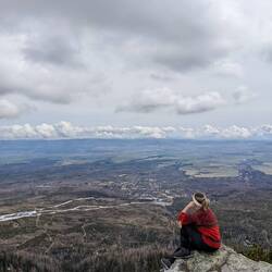 ...bis der Schnee immer weniger wurde...