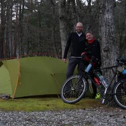 Gute Nacht - wir zelten im Wald