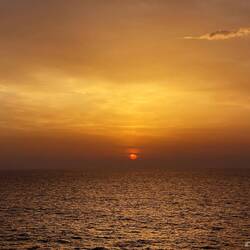 Sunrise this morning en route to Fujairah, UAE.